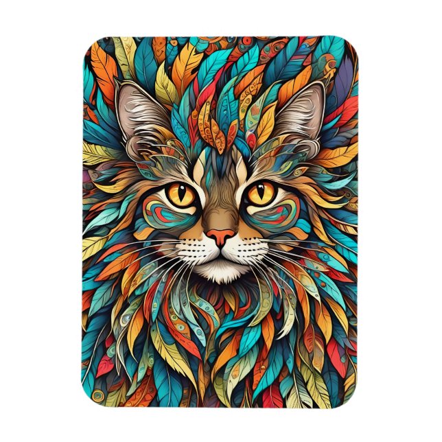 Imán Feminios multicolores Cat 737 (Vertical)