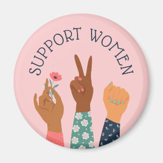Imán Feminista de "Apoyo a las Mujeres"