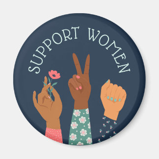 Imán Feminista de "Apoyo a las Mujeres"