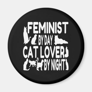 Imán Feminista de Cat Lover