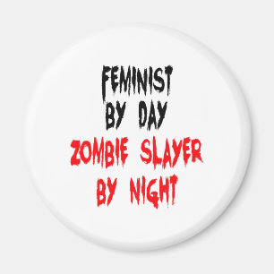 Imán Feminista del asesino del zombi