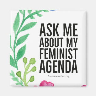Imán feminista del orden del día