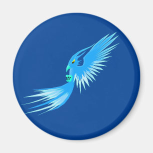 Imán Fénix Azul