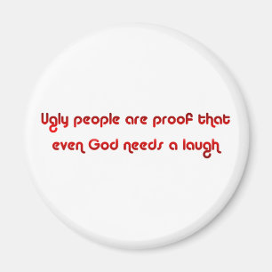 Imán feo crudo y divertido de la gente