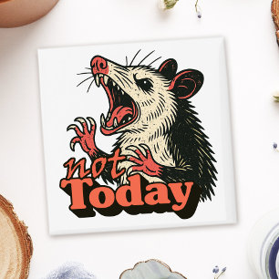 Imán Feral Angry Possum No Tipografía Actual