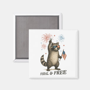 Imán Feral Pero Fuegos Artificiales Gratuitos Feral Rac