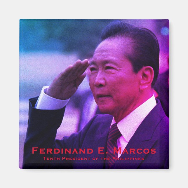 Imán Ferdinand Marcos, Décimo Presidente de Filipinas (Frente)