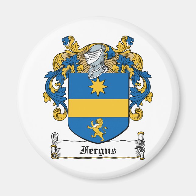 Imán Fergus Family Crest (Frente)