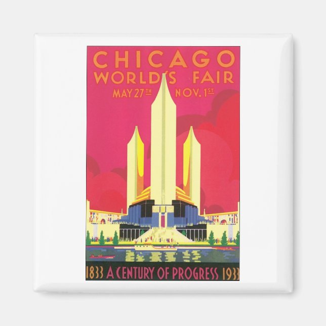 Imán Feria Mundial de Chicago, 1933 (Frente)