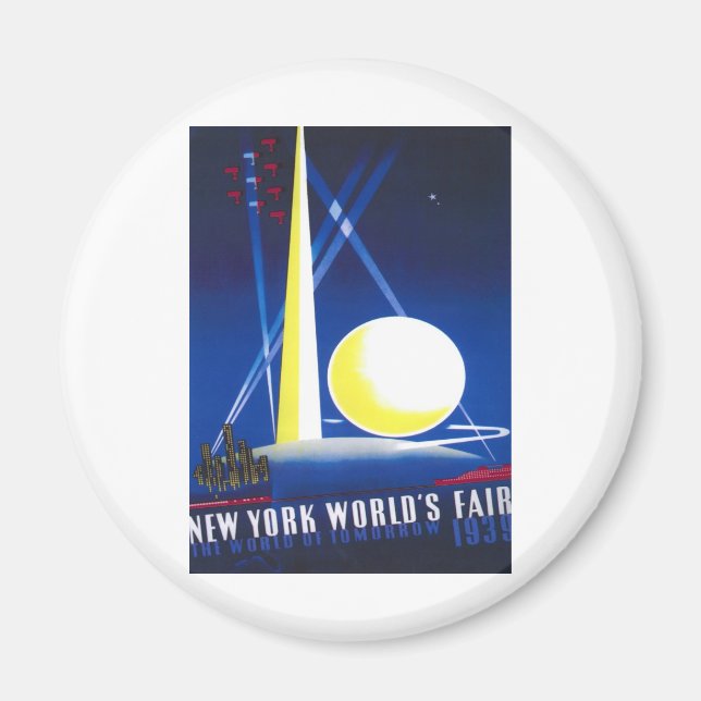 Imán Feria Mundial de Nueva York de 1939 (Frente)