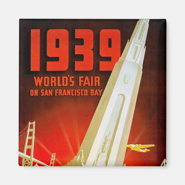 Imán Feria Mundial de San Francisco de 1939 (Frente)