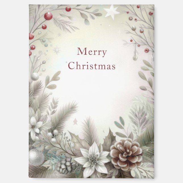 imán feriado de invierno para navidades (Anverso)