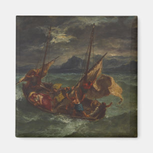 Imán Fernando Delacroix Cristo en el mar de Galilea
