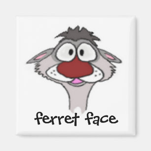 Imán Ferret Face Magnet
