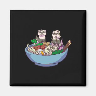 Imán Ferret Ramen Noodles Anime Kawaii Otaku G japonés