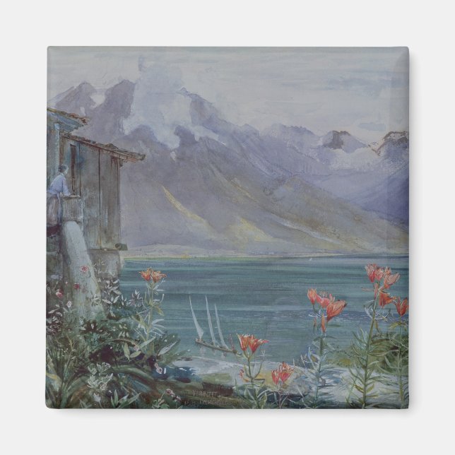 Imán Ferritet, Lago Ginebra, 1882 (Frente)
