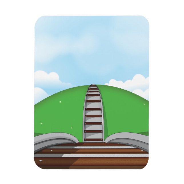 Imán Ferrocarril (Vertical)