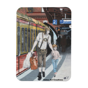 Imán Ferrocarril alemán Elf Trip Fantasy Refrigerator M