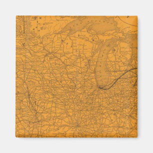 Imán Ferrocarril Central Vermont, conexiones