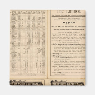 Imán Ferrocarril Central y del Río Hudson 2 de Nueva Yo