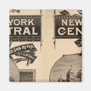 Imán Ferrocarril Central y del Río Hudson de Nueva Yor