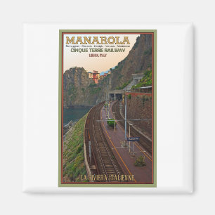 Imán Ferrocarril de Cinque Terre - Manarola