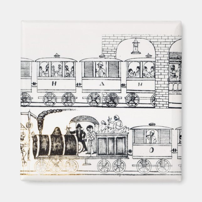 Imán Ferrocarril de la India (Frente)