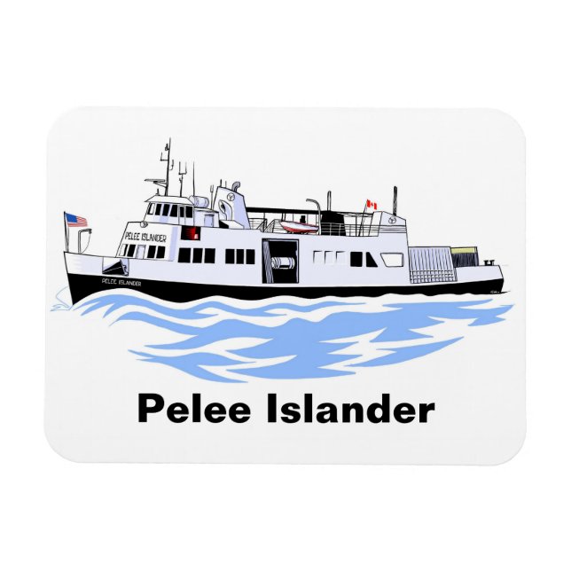 Imán Ferrocarril de los Grandes Lagos Pelee Islander (Horizontal)