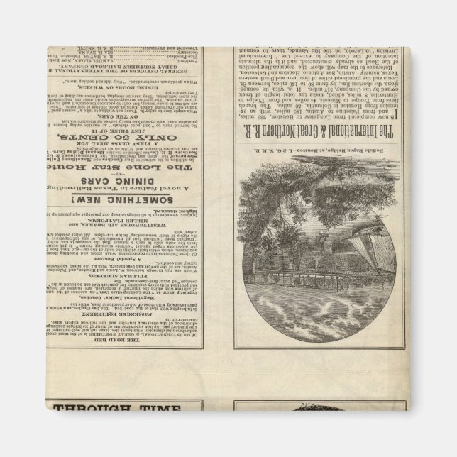 Imán Ferrocarril de Texas 2 (Frente)