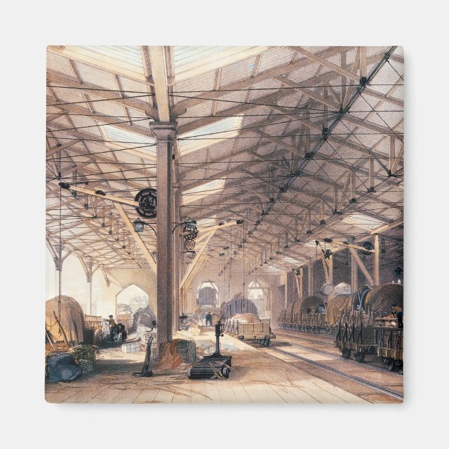 Imán Ferrocarril del Gran Oeste: Derramamiento de merca (Frente)