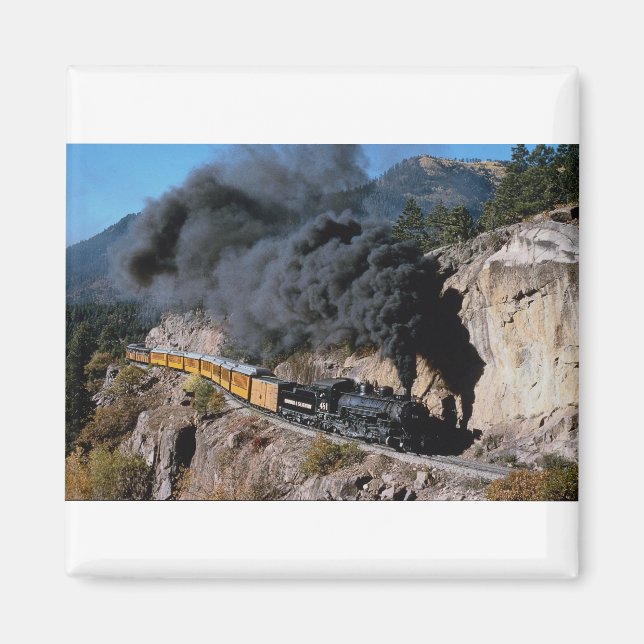 Imán Ferrocarril Durango y Silverton, Nº 481, Bear Cree (Frente)