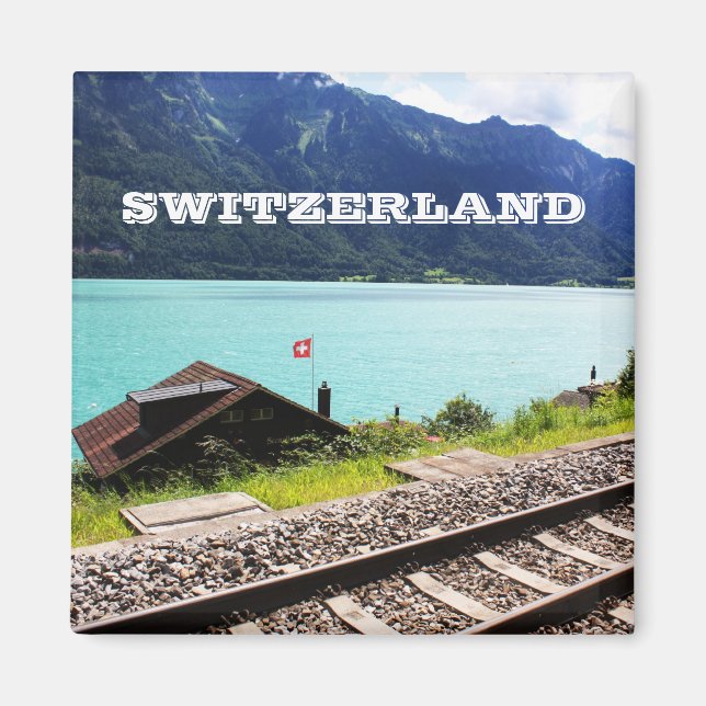 Imán Ferrocarril en Suiza (Frente)