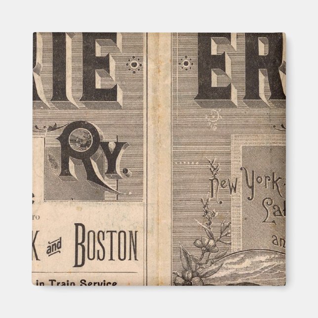 Imán Ferrocarril Erie (Frente)