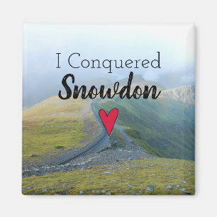 Imán Ferrocarril galés conquistado por Snowdon