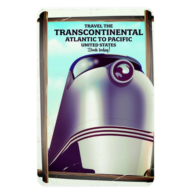 Imán Ferrocarril Transcontinental EE. UU. (Vertical)