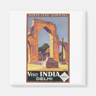 Imán Ferrocarriles estatales indios visitan India Delhi