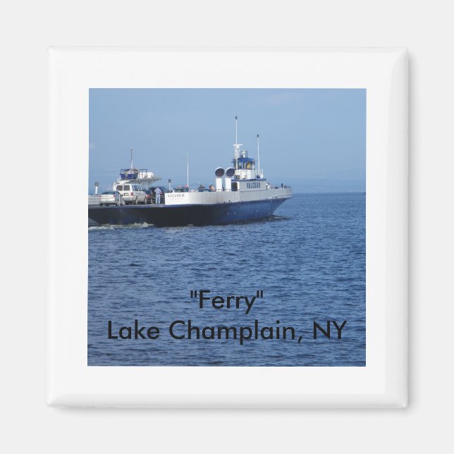Imán "Ferry" Lake Champlain, NY (Frente)