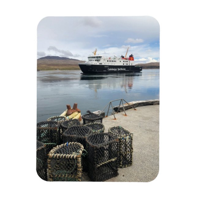 Imán Ferry navegando a Islay en Escocia (Vertical)