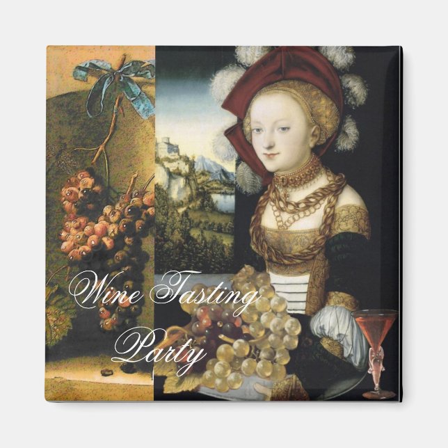 IMÁN FESTIVAL DE DEGUSTACIÓN DE VINO DE VIÑEDO DE UVA A (Frente)