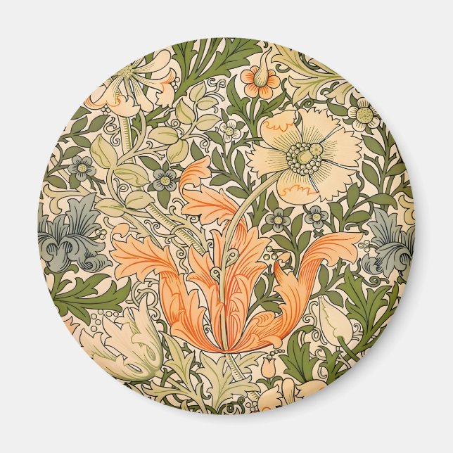 Imán Festival de Flores William Morris Spring Compton (Frente)