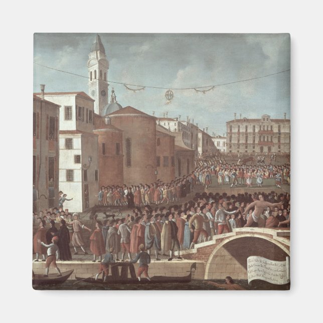 Imán Festival de la Santísima Virgen María en Santa (Frente)