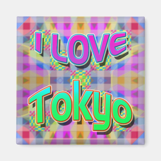 Imán Festival de Tokio 1: "I LOVE Tokyo" (Frente)