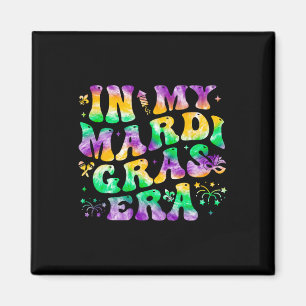 Imán Festival Groovy de la era de mi Mardi Gras