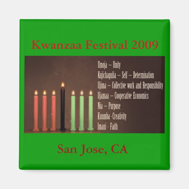 Imán Festival Kwanzaa 2009, San J... (Frente)