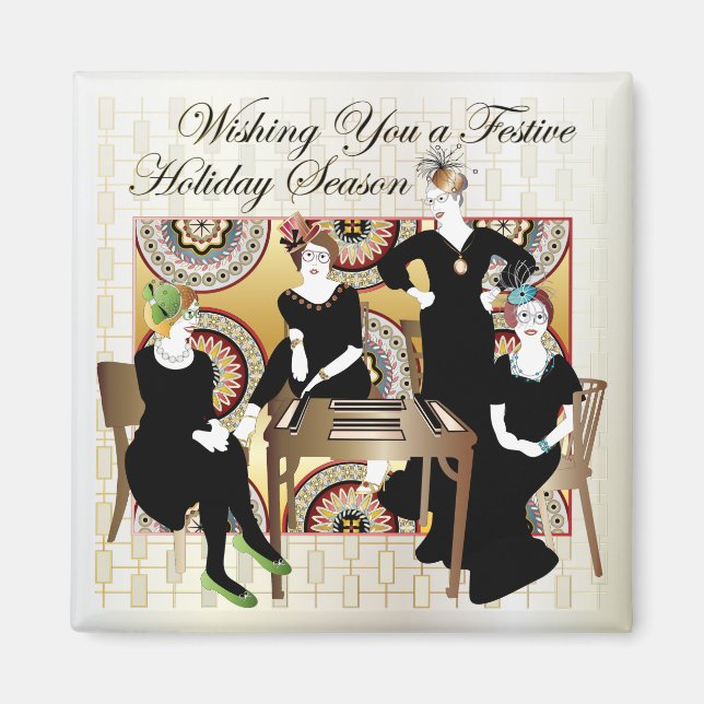 Imán Festival Mah Jongg (Frente)