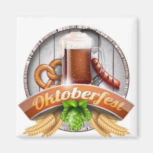 Imán festival oktoberfest feliz