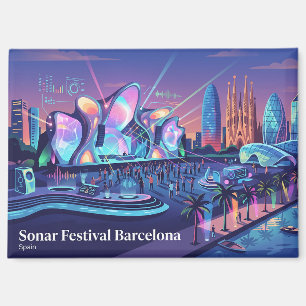 Imán Festival Sonar Barcelona España