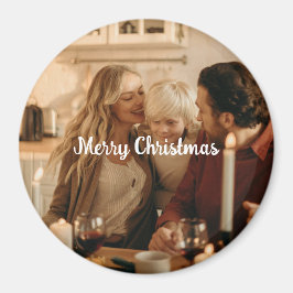 Imán Festive Family Magnet – Photo and Merry Message