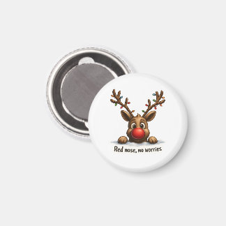 Imán 🦌 Festive Holiday Reindeer Magnet! 🎄🧲