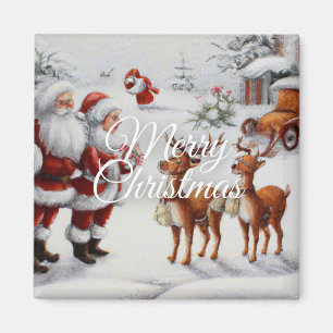 Imán Festive "Merry Christmas" Holiday Cheer Magnet